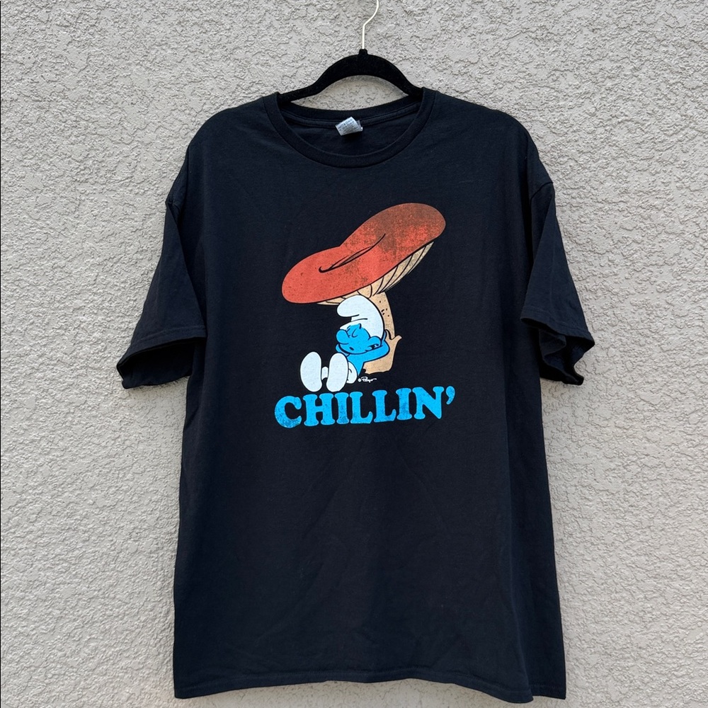 Gildan Black Chillin' Graphic Tee